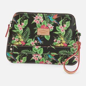 Cavalcanti Leather Clutch Pouch Wristlet